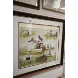 Framed and Glazed D. Snee Print of Desert Orchid