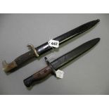 Remington Style Bayonet and one other