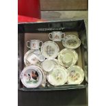 Large Collection of Royal Doulton Bunnykins Items including Bowls, Mugs and Plates