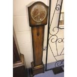 Mid 20th century Walnut Grandmother Clock