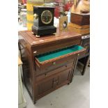 Chinese Hardwood Cutlery and Plate Cabinet