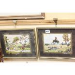 Pair of Framed and Glazed Thelwell Prints