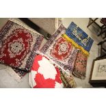 Various Small Rugs and Throws