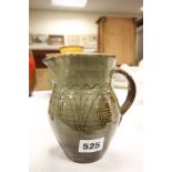 Wenford Bridge Studio Pottery 'Michael Obrian' Jug with incised decoration