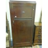 1930's wardrobe Compactum by Fitrobe, single door opening to reveal hanging and shelving space