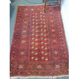 Early 20 th century Hamadan rug 4 x 8, Burgundy