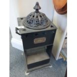 Small portable paraffin heater, model Rippingilles ABC Stove, black, appears to be complete and