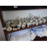 Large amount of Goss Crested ware various shapes and designs