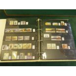 Good quality leather bound stamp album containing stamps from South Africa