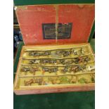 Britains Lead Toy Soldiers, a boxed rare set No;93 type of British Army in original box, hard