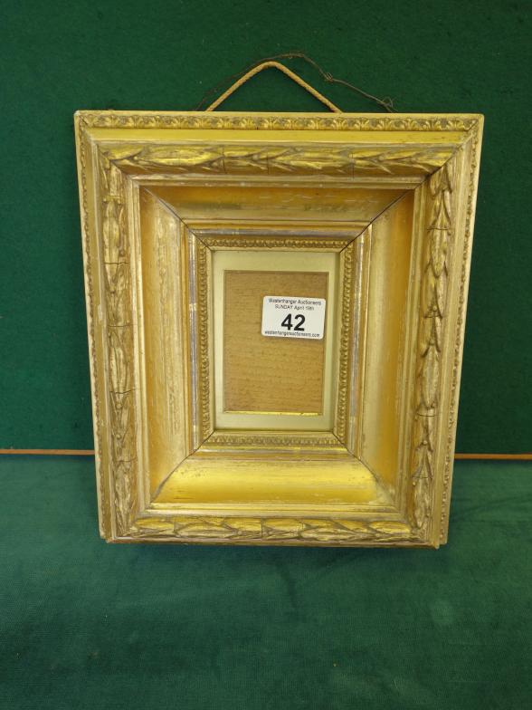 19c small gilt frame