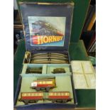 Hornby Clockwork boxed O gauge Train set comprising clockwork train and tender, track with