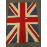 c1950's Union Jack Flag, 3'6 x 2'6 in good condition, and colour marked British Made,