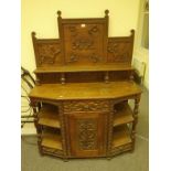 Oak Arts & Crafts Dresser of small proportions 5'6 tall x 4'6 wide bottom section containing drawers
