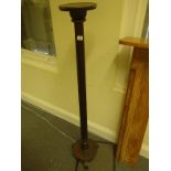 Art deco inspired Torchere 5' tall mahogany