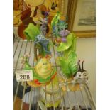 Collection of china figurines from Bugs Life, 6 items, Disney Pixar Shri-Lanka