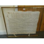 Gilt framed Indenture, 24" x 30" approx