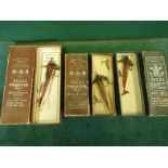 Fishing Paraphernalia, 3 early ideal Phantom Bates, 1 AF 1 in Hardy Box You can now bid live on