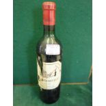 Chateau Beychevelle, 1961, high on shoulder, label damaged, capsule in good order