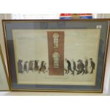 Laurence Stephen Lowry signed in pencil L.S.Lowry, titled Meeting Point, limited edition of 600,