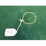 9ct gold bracelet 5 grams,