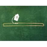 9ct gold h/m necklace, 17 grams, 21 inches long