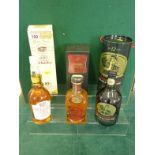 Royal Swan pure Malt Scotch Whisky 10 years old in original packaging, a litre bottle of single