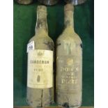 Vintage Port, Sandeman 1963 1 x bottle, Dows 1963 1 x bottle,