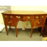 William Tillman, c1985 a Fine quality Regency style dining table and 4 matching Regency style inlaid