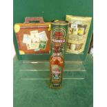 6 x miniature Whisky bottles, Whiskies of the World in presentation box, and 5 x 20cl bottles of