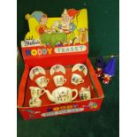 Enid Blyton Noddy Tea Set, in original box and packaging, box containing a complete children's