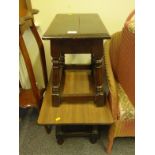 2 Small Oak Side Tables