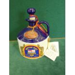 British Navy Rum 95 proof, by Pusser in a decorative Flagon, contains 1litre, un-opened with wax