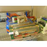 Corgi Eddie Stobart Lorries 8 boxed items, all Lorries, 7 other boxed cars including Mobile,