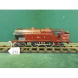Hornby burgundy O-Gauge marked to the front LMS model No: 6954 with constructor initial to base,
