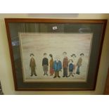 Laurence Stephen Lowry signed L.S Lowry Laurence Stephen Lowry signed in pencil print, His