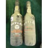 Vintage Port, Offley Boa Vista, 1967 1 bottle and 1 bottle of Offley Boa Vista 1977
