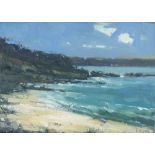 Gary LONG (b.1945) Oil on canvas ‘North Coast’ Inscribed and signed to verso Signed 15.75” x 22” (