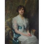 Sir Samuel Luke FILDES (1843-1927) 
Oil on canvas
‘Portrait of Winifred Ellerman’ (1894-1983) (aka