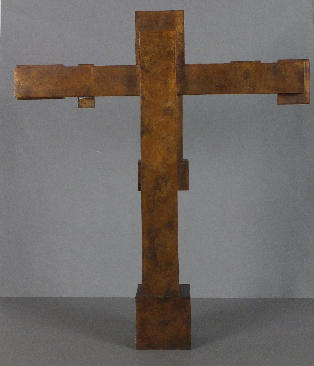 *Michael FINN (1921-2002) A bronze Cross Numbered 1/5 Signed Michael Finn Foundry mark M. Werbick - Image 2 of 2