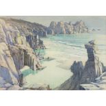 *Samuel John Lamorna BIRCH (1869-1955) Watercolour Study for ‘A Psalm to Wintry Skies Pendvounder