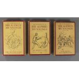 Books: Sir Alfred MUNNINGS  ‘The Autobiography – An Artist’s Life’ in 3 Volumes Volumes 1 & 3