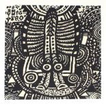 *Alan DAVIE (1920-2014) Black & white woodcut ‘Susan’s Delight’ Numbered 2/200 Signed in pencil