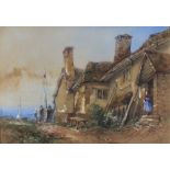 Thomas Colman DIBDIN (1810-1893) Watercolour with body colour Fisherman’s Cottage Signed & dated