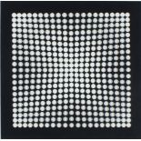 Victor VASARELY (1906-1997) Print on plexi glass Untitled abstract – Optical Illustion of holes Open