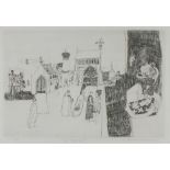 *Trevor ALLEN (1939-2008) (a.k.a. Trevor Abbott) Black & white etching Inscribed ‘Sg’t Pepper’s