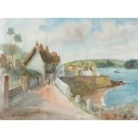 *Sidney James BEER (1875-1952) Watercolour ‘St Mawes’ Inscribed Signed 11” x 15.25” (28cm x 38.7cm)