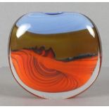 * Peter LAYTON (b.1938) ‘Mirage’ – a stone form and blown glass vase, the design inspired by the