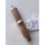 A small gold mounted pencil