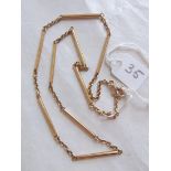 9ct fancy neck chain 14” 5g